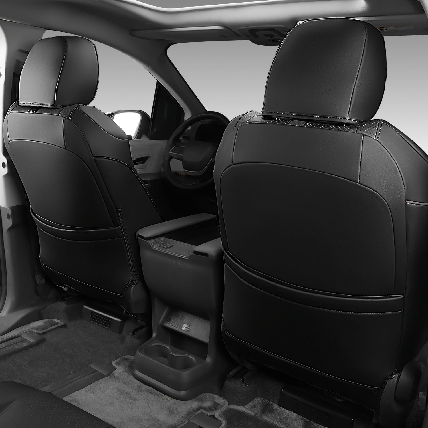 PTYYDS Fit 20212024 Toyota Sienna Seat Covers Leather