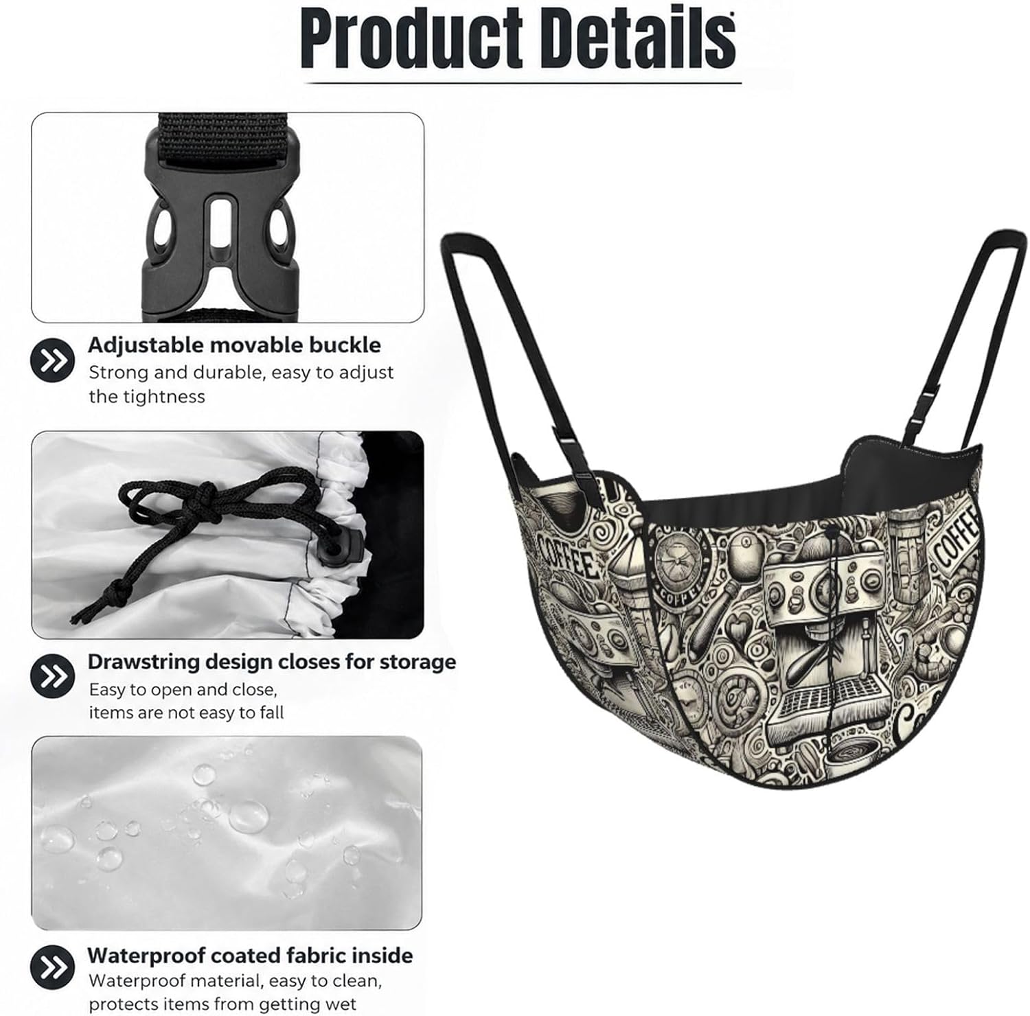Augenstern Coffee-Moment Car Backseat Organizer Bag For Road Trips image 4