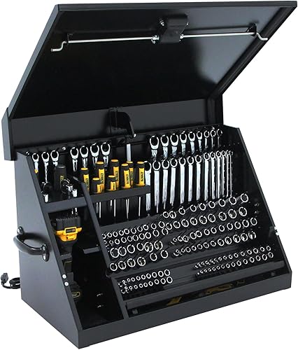 Miniatura 8 de DeWalt - Caja de herramientas triangular de 30" x 15", acero, color negro