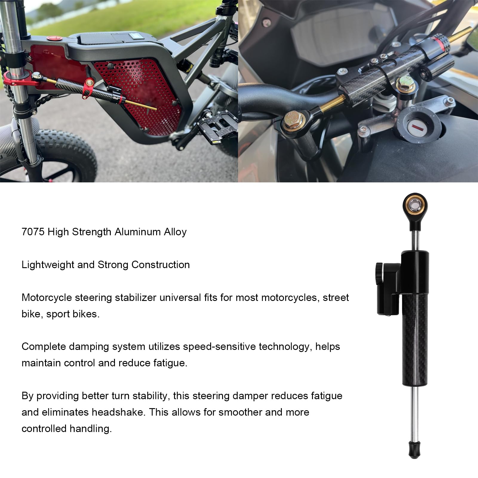 Fabater Motocyklowe Amortyzator Absorbera Poprawiony System Obsługi Roweru Wyścigowego Ulicznego Sportowego