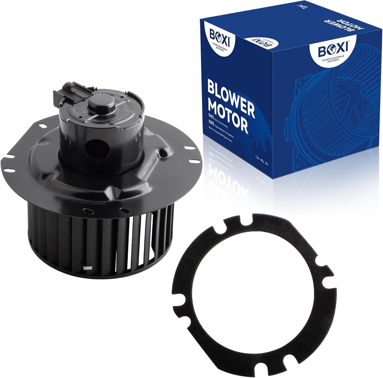 BOXI 700220 Rear HVAC Heater Blower Motor Assembly Fits for Ford E-150 E-250 Econoline E-350 E-450 Super Duty 1997-2014 / Replaces 2C2Z19805A 76916