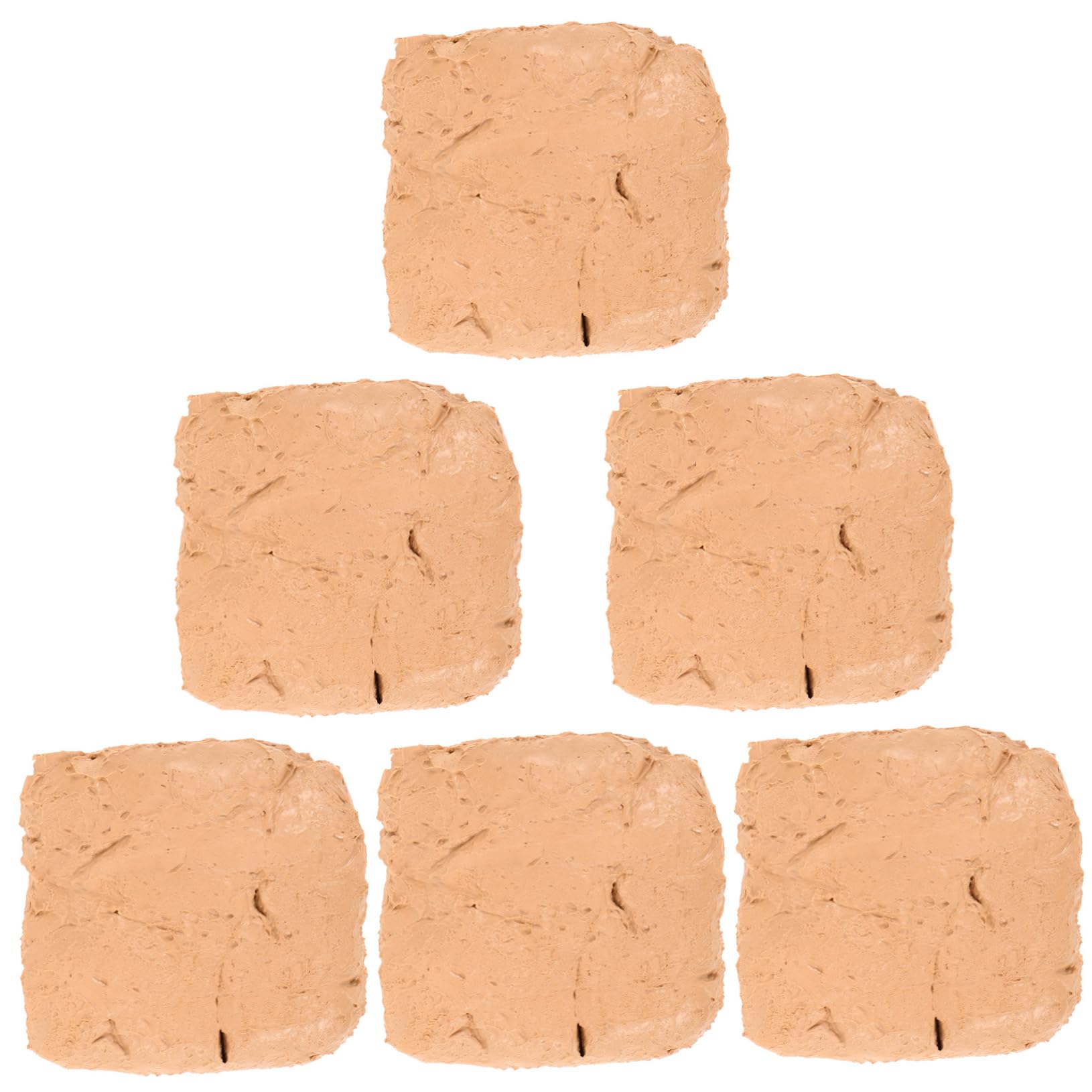 TEHAUX Argile Modeler Beige 6 Pièces Abs, Pâte Fine et Ferme pour Poterie