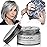 YHMWAX Fashion Silver Gray Hair Wax Pomade - Colorful Disposable Natural Hair Styling Gel for Party, Cosplay, Masquerade