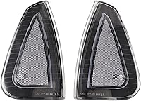 Vista 7 de Fydun 2 piezas de luz de giro delantero Asamblea cubierta de lámpara de marcador lateral 4806218AD para LX 2006‑2010 (blanco)