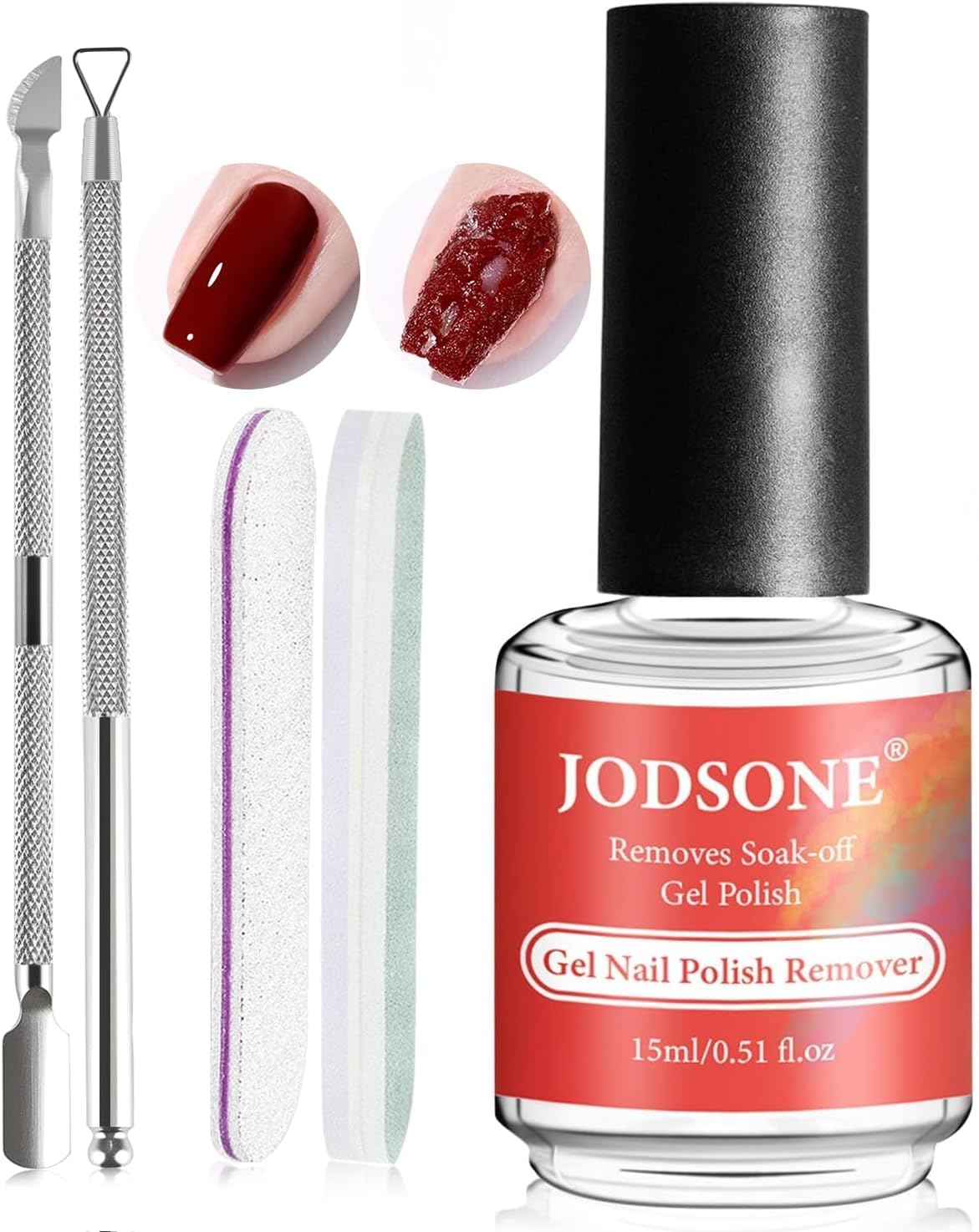 Amazon | JODSONE ジェルネイルリムーバーは、浸け置きやラップが不要