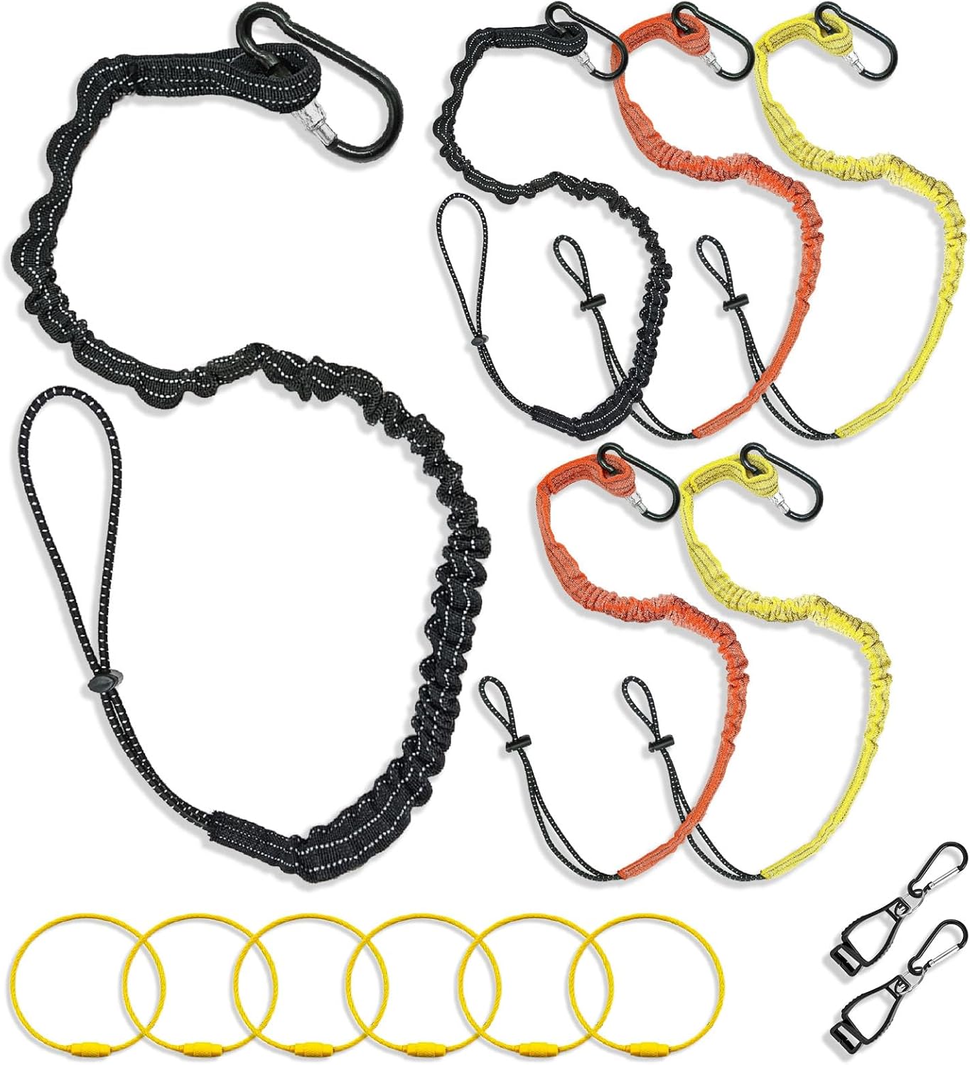 Amazon.com: PUMHUBO Retractable Tool Lanyards for Hand Tools - 6 Pack ...
