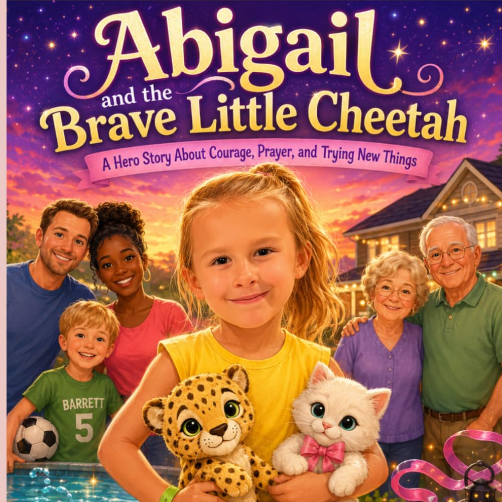 Abigail and the Brave Little Cheetah: A Christian Children’s Story About Courage, Prayer, Confidence, and Trying New Things