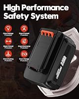 Bonadget LBXR36 36V 2.5Ah akkumulátor Black Decker szerszámokhoz 6