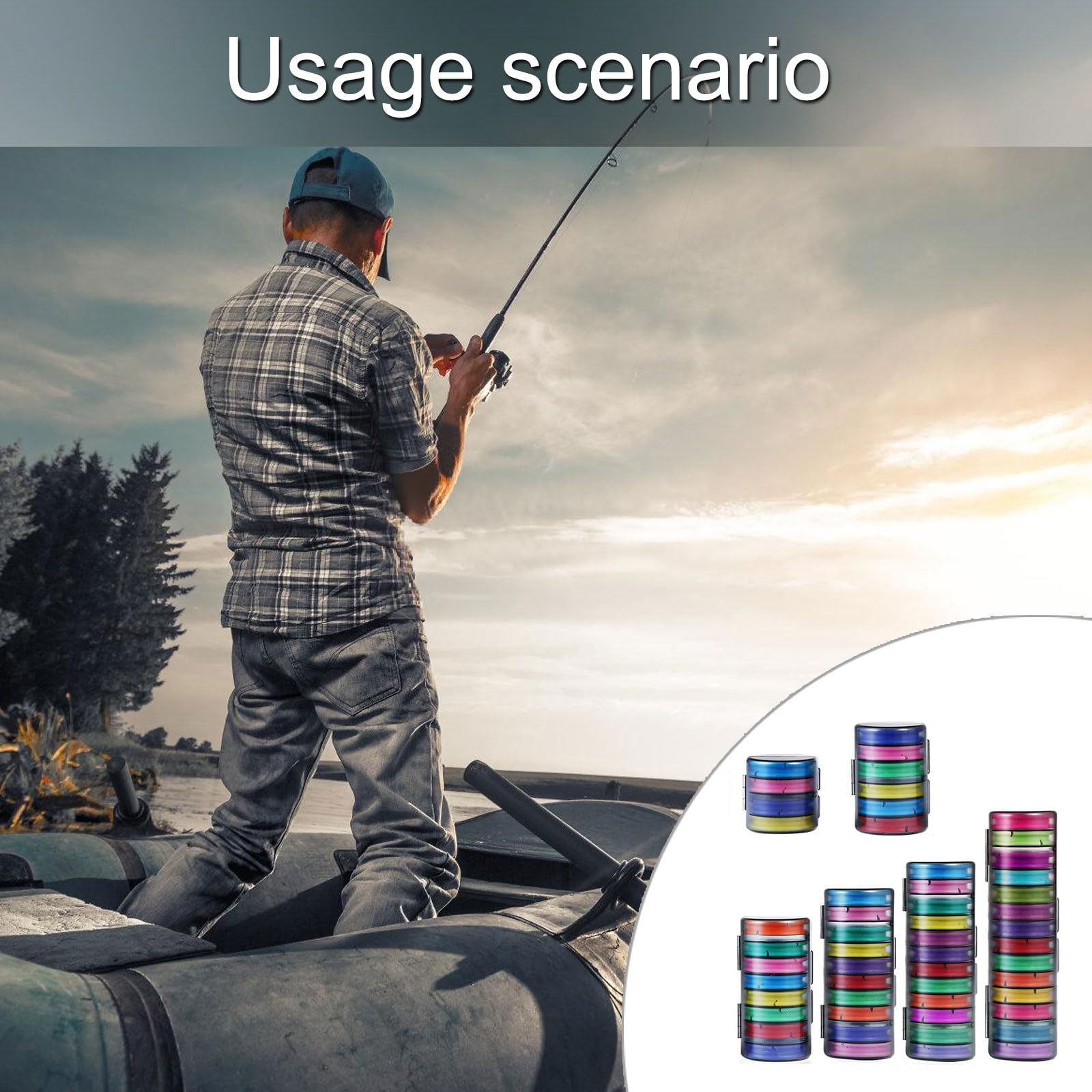 Fly Fishing Line Organizers Storage Box Fishing Main Line Box Fishing Winding Board Plates Main Spool Line Box