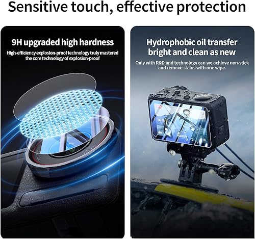 Miniatura 2 de Cubierta de silicona para cámara Tapa de lente Juego de película templada Cámara deportiva Funda protectora Accesorios para DJI Action 5pro43