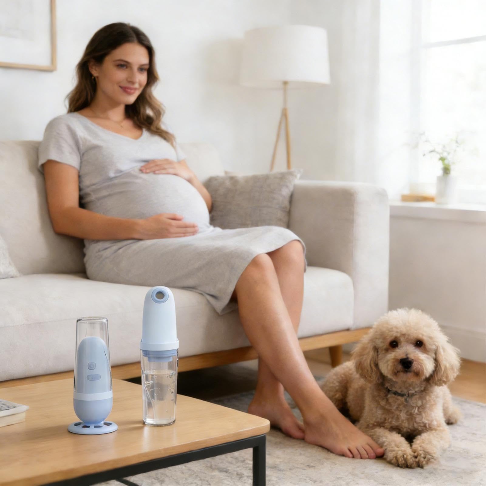 Lavadora de cadera portátil de mano, pulverizador eléctrico cargado por USB para higiene personal, botella de agua ligera para mujeres y hombres, ideal para el cuidado posparto