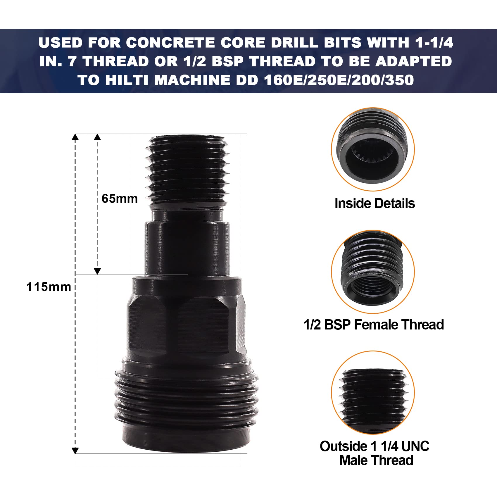 ヒルティダイヤモンドコアビット HILTI ヒルティ 乾式ダイヤモンドコアビット（ボディのみ） DDC