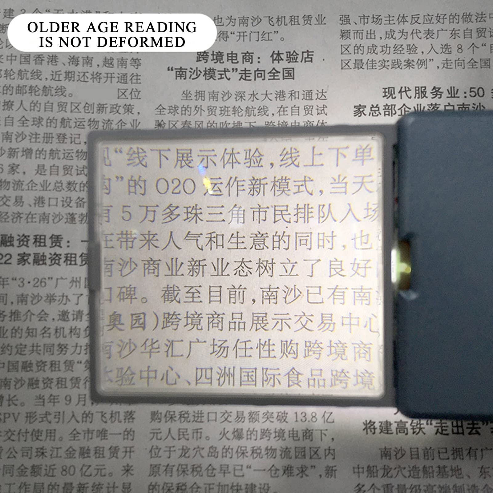 Lupa, Lupa Plegable portátil 4X HD con luz LED, para Personas Mayores Que leen presbicia ayudas para Personas con discapacidad Visual