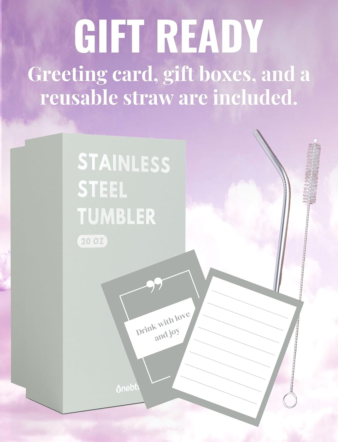 Onebttl Kpop K-Pop Gifts for Teen Girl, Women, Stainless Steel Tumbler with Lid and Straw 20oz/590ml for Korean Pop Lovers, Friends for Christmas, Birthday - You Wouldn't Understand - Image 6