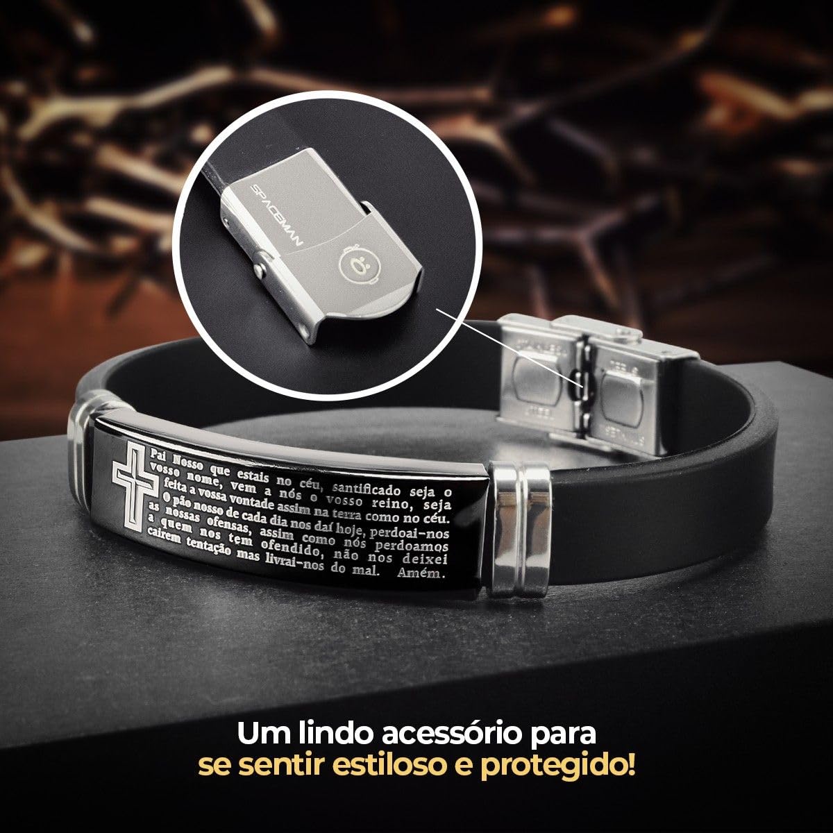 Relogio masculino aço inox preto + caixa + pai nosso pulseira silicone original social em promoção! Veja a oferta e mais achadinhos de Relógios de pulso 8 Hoje é o melhor dia para comprar Relogio masculino aço inox preto + caixa + pai nosso pulseira silicone original social com aquele preço maroto! Promoção! Aproveite a oferta! 8