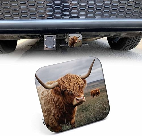 Vista 17 de Cubierta de enganche de remolque Beabes 2 pulgadas águila calva, cubierta de enchufe de remolque de águila calva estadounidense bandera de EE. UU.