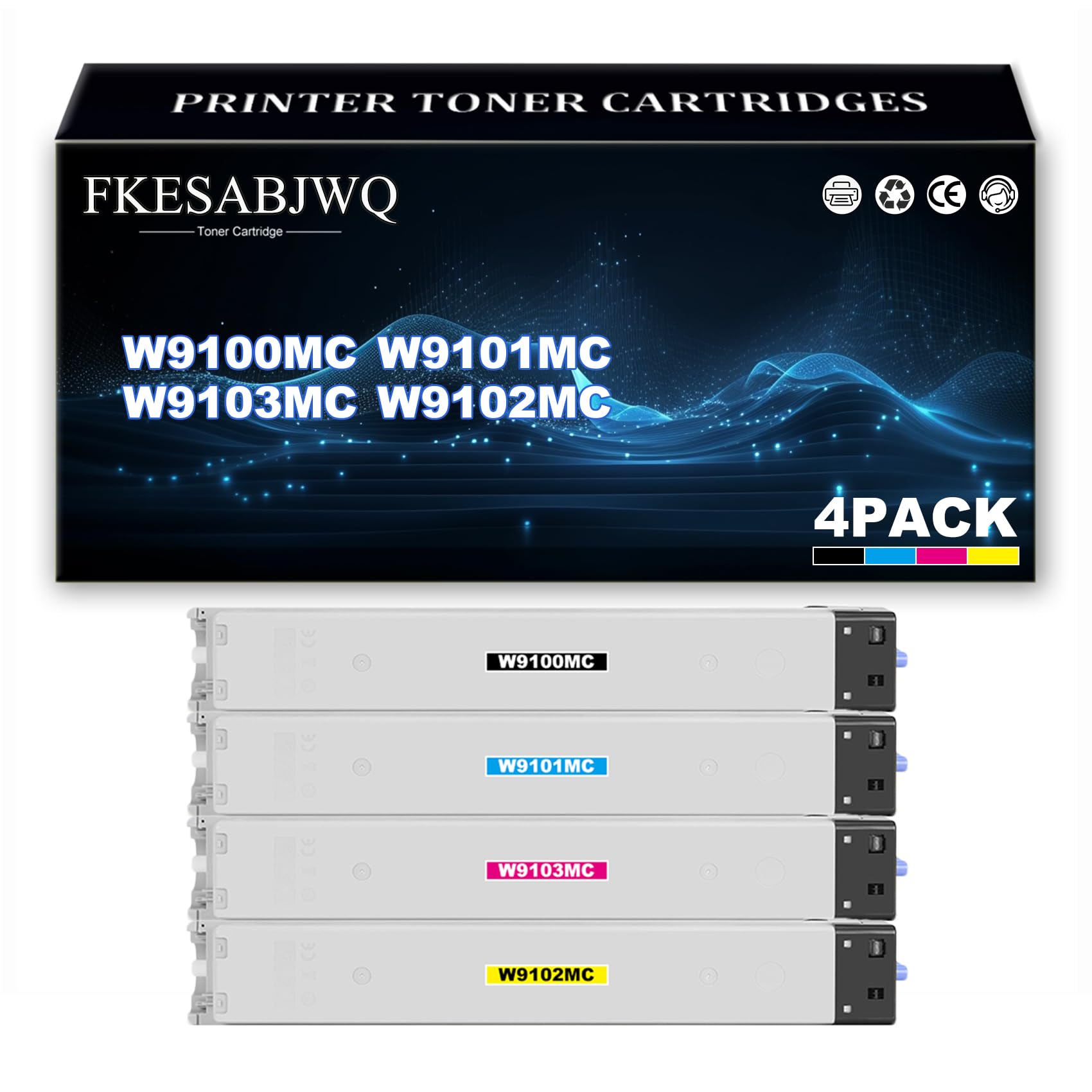 Cartuccia Toner W9100MC W9101MC W9103MC W9102MC