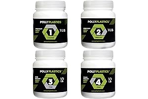 Polly Plastics Rock Tumbler Replacement Grit and Polish Refill Kit