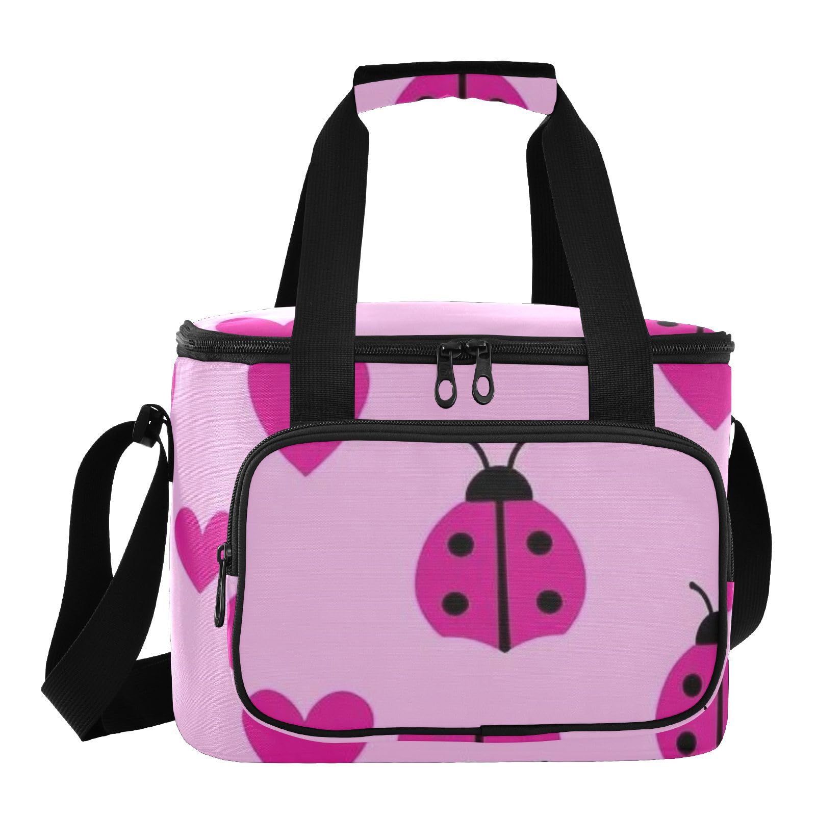 Wudan Cute Blush Heart termiczny pojemnik na żywność 31 × 26 × 22,5 cm grill pracownicy biurowi
