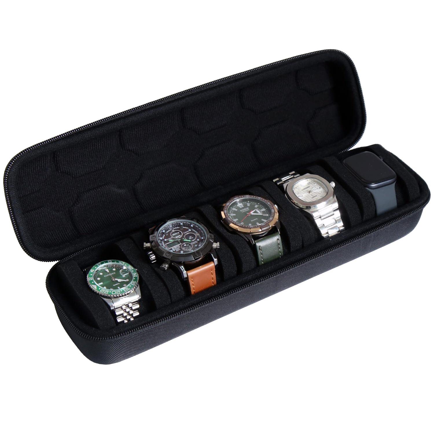 Besforu Watch Travel Case for Men and Women Portable Single Watch Storage box and Organizer for Wristwatches and Smart Watches