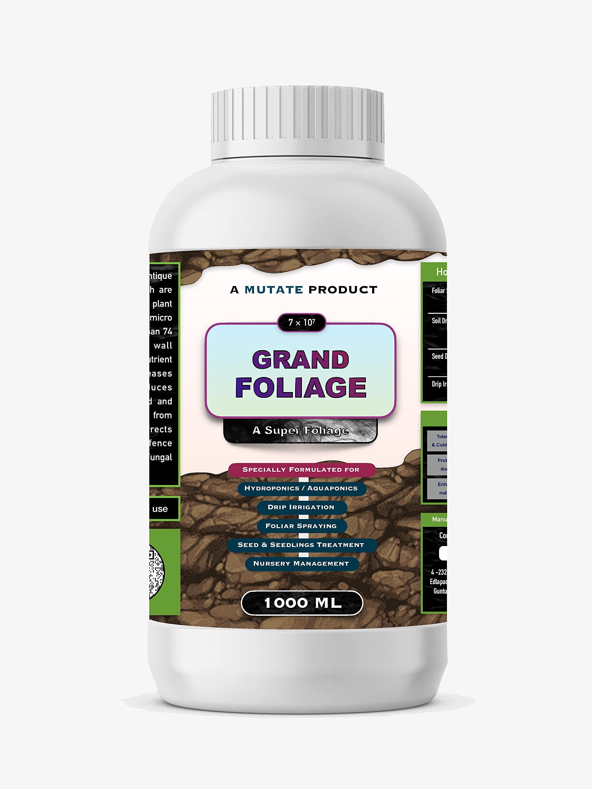 See full amazon price history chart for Mutate Company’s — Grand Foliage - High Chlorophyll — Plant Immunity Booster — Summer Crop Protection Mutate Company’s — Grand Foliage - High Chlorophyll — Plant Immunity Booster — Summer Crop Protection (B0B3172WGF) Amazon Price History, Amazon Price Tracker