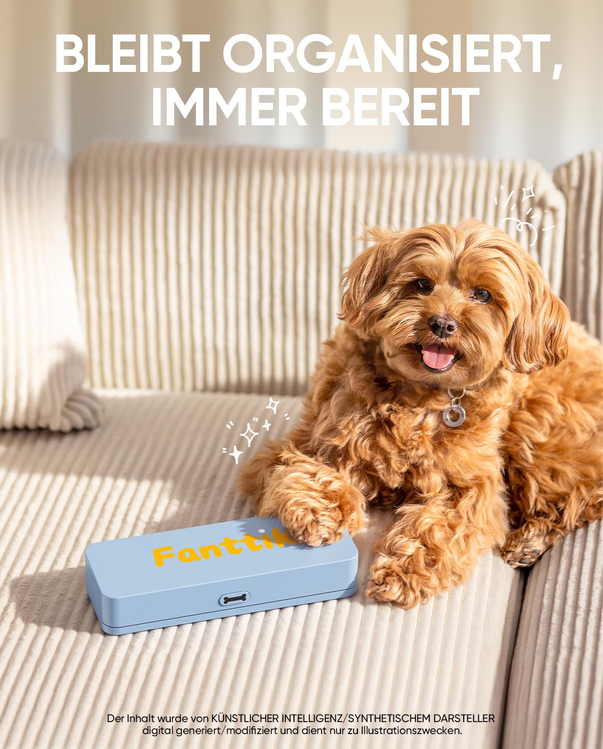 Fanttik F2 Master Pet Haustier Hundekrallenschleifer, leiser, sicherer