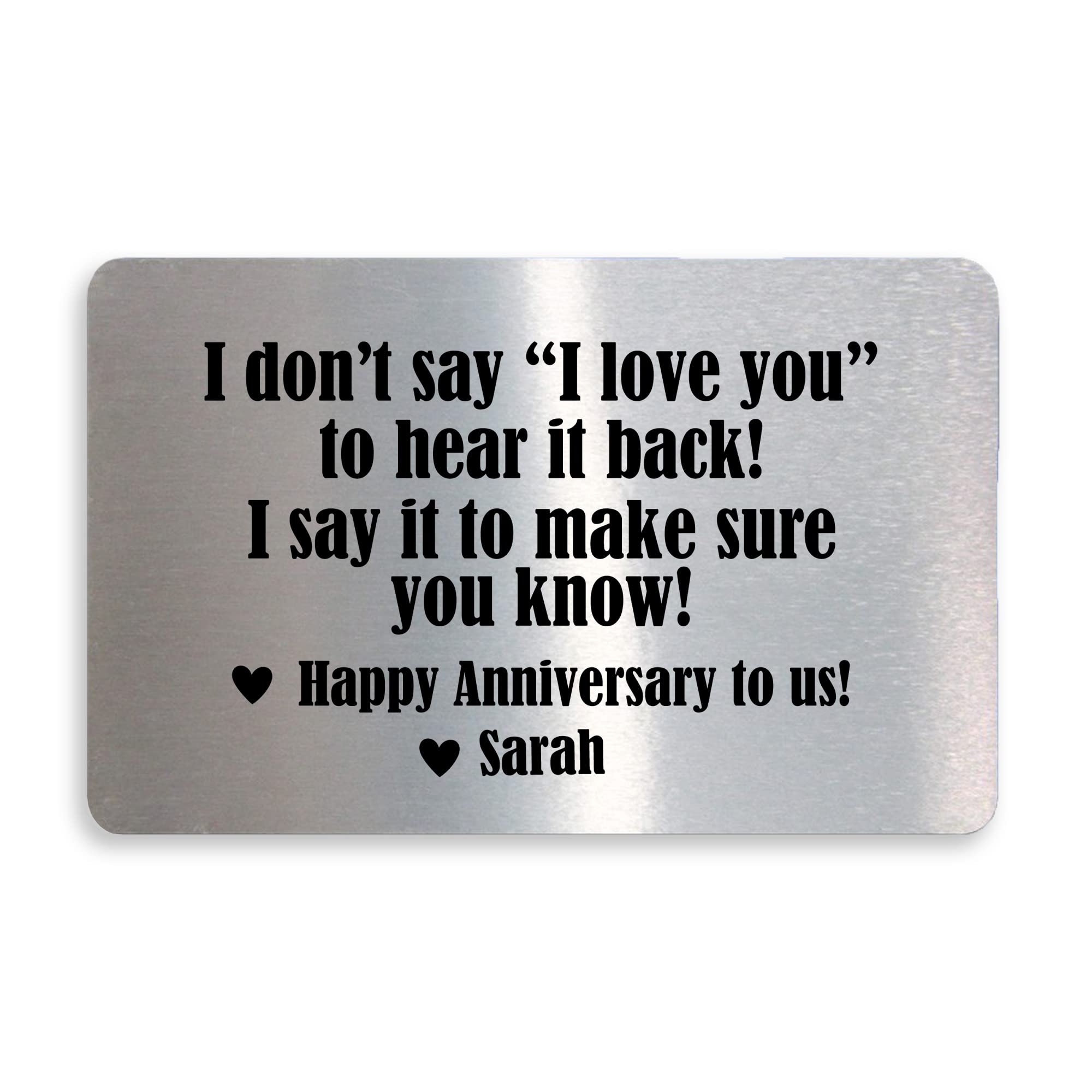 Anniversary For Boyfriend Girlfriend Personalised Card Gift For Him Her Keepsake