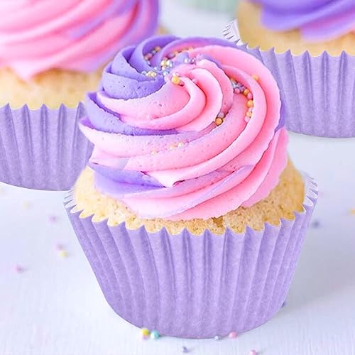 Miniatura 7 de Forros para cupcakes para hornear, 100 forros para magdalenas, tazas de papel estándar para hornear, envoltorios de magdalenas antiadherentes, vasos
