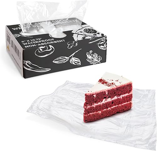 Miniatura 10 de APQ Deli - Hojas de plástico de 15 x 10.75 pulgadas, paquete de 1000 hojas de plástico precortadas transparentes, impermeables, para panadería y