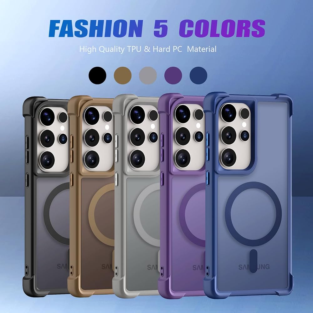 HGH Custodia magnetica per Galaxy S25 Plus, compatibile con
