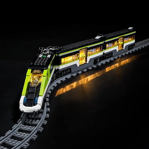 Miniatura 3 de YEABRICKS Luz LED para Lego-60337 City Express modelo de bloques de construcción de tren de pasajeros (juego de Lego no incluido)