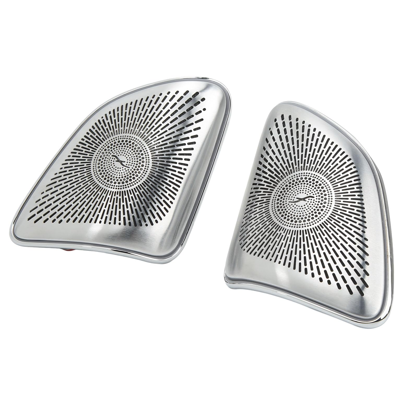 Dilwe Osłona Głośnika Wysokotonowego Stop Aluminium A Osłona Głośnika Wysokotonowego 64 Kolorowe Diody LED Oświetlenie Otoczenia Zamiennik Typu Plug and Play dla GLE W167 GLS X167 2020 i Nowsze