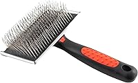 Paw Brothers Extra Long Pin Slicker Brush - Professional Grade Grooming Tool, Ergonomic Handle Removes Tangles & Undercoat for Dogs & Cats