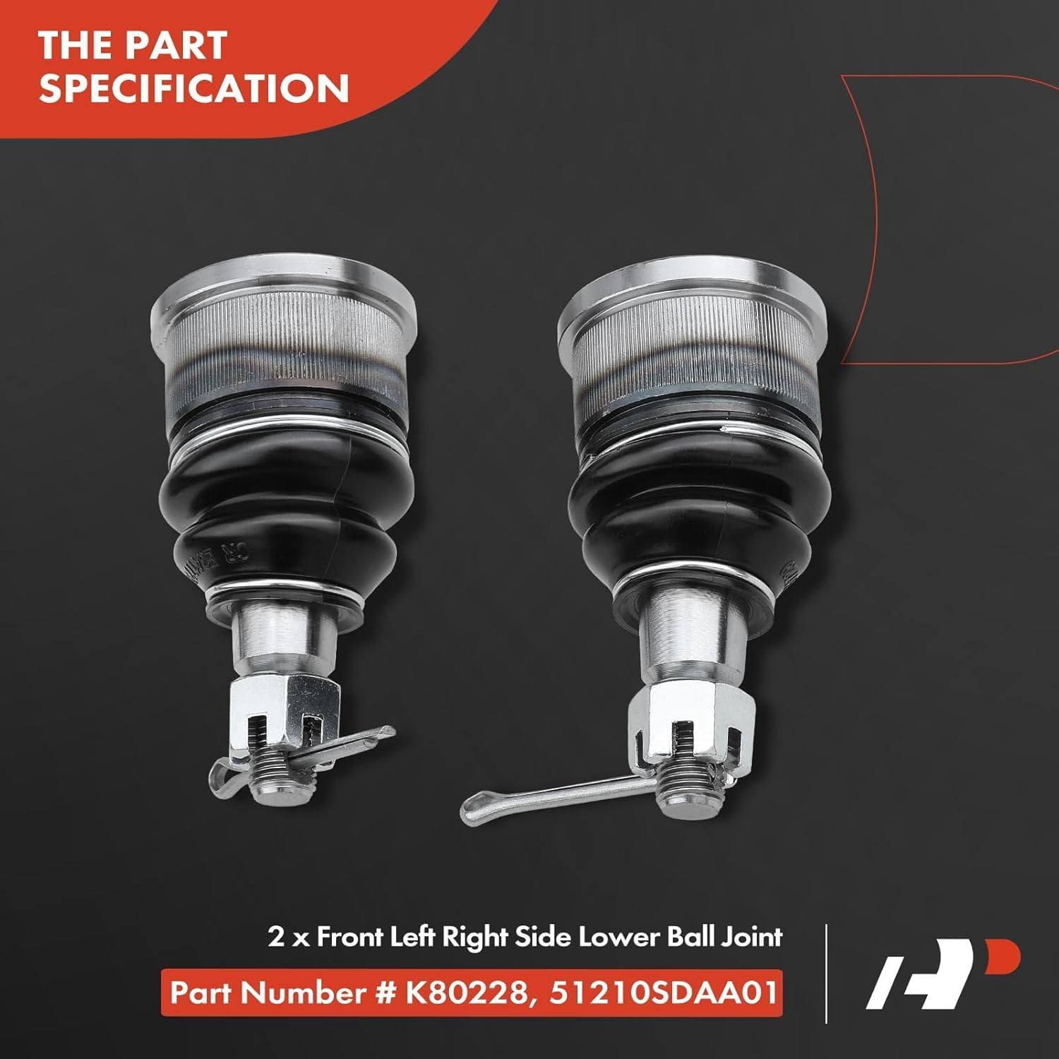A-Premium Set of 8, Front Sway Bar Link, Lower Ball Joint, Inner Outer Tie Rod End, Compatible with Honda Accord 2003 2004 2005 2006 2007, V6 3.0L & Coupe Only