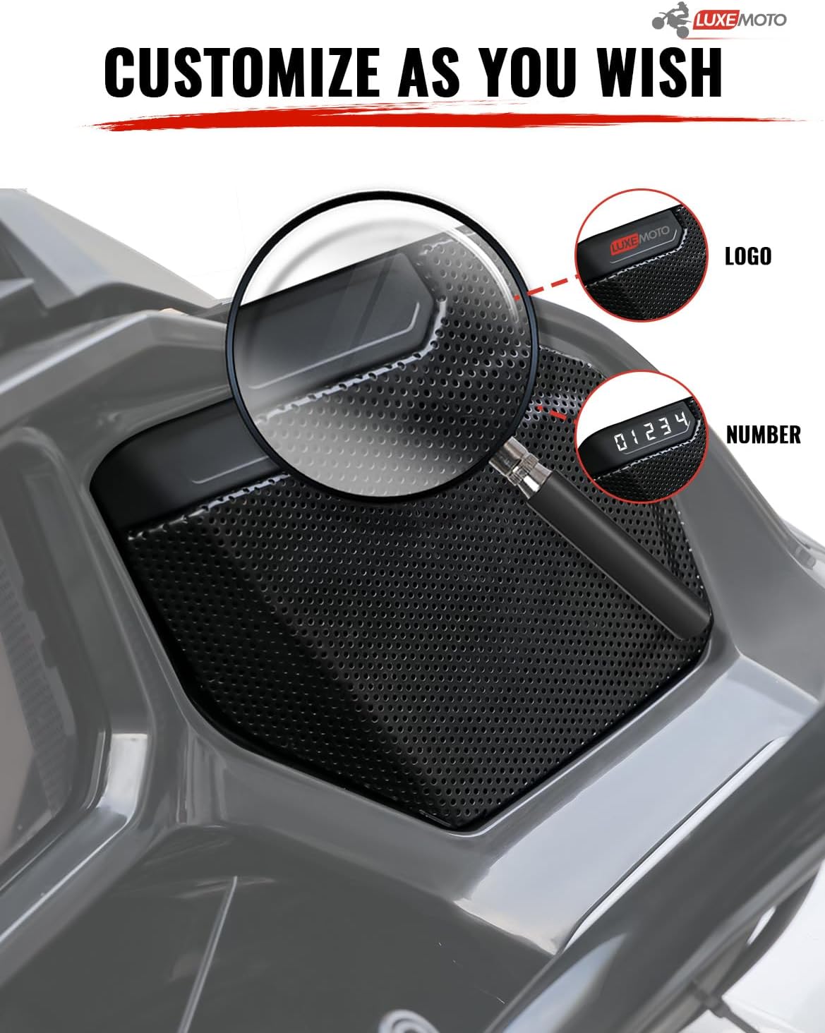 Fairing Speaker Grills for Road Glide 2024+,Black Front Speaker Mesh Protection Covers for CVO Harley Road Glide FLTRXSE 2023-2026, FLTRX FLTRXSTSE 2024-2026 FLTRT FLTRXL 2026 Accessories