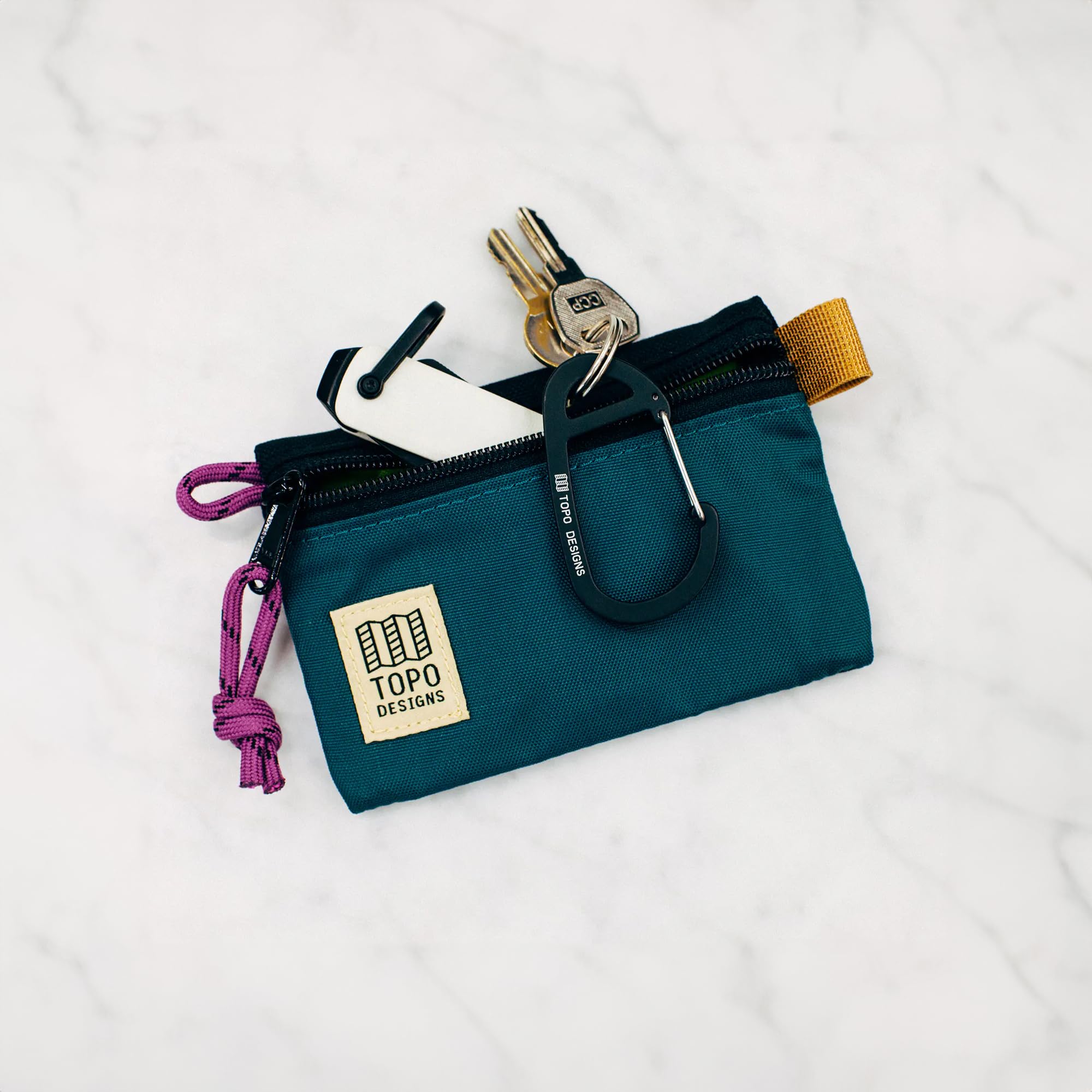 Topo Designs Zubehörtaschen-Set, Navy/Navy, 3 Piece Bundle, Zubehörtaschen-Set