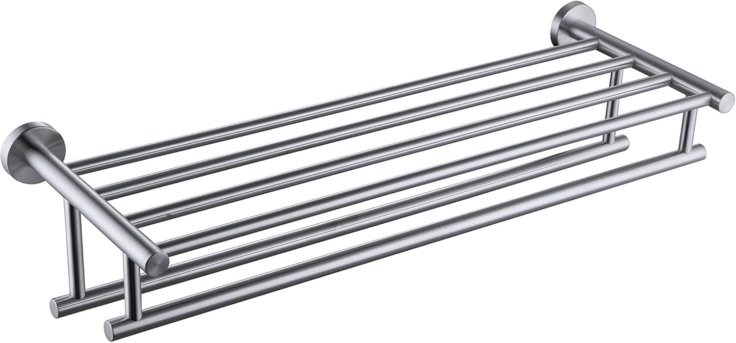 Premium Modern Double Hanging Quadruple Towel Bar Rack w