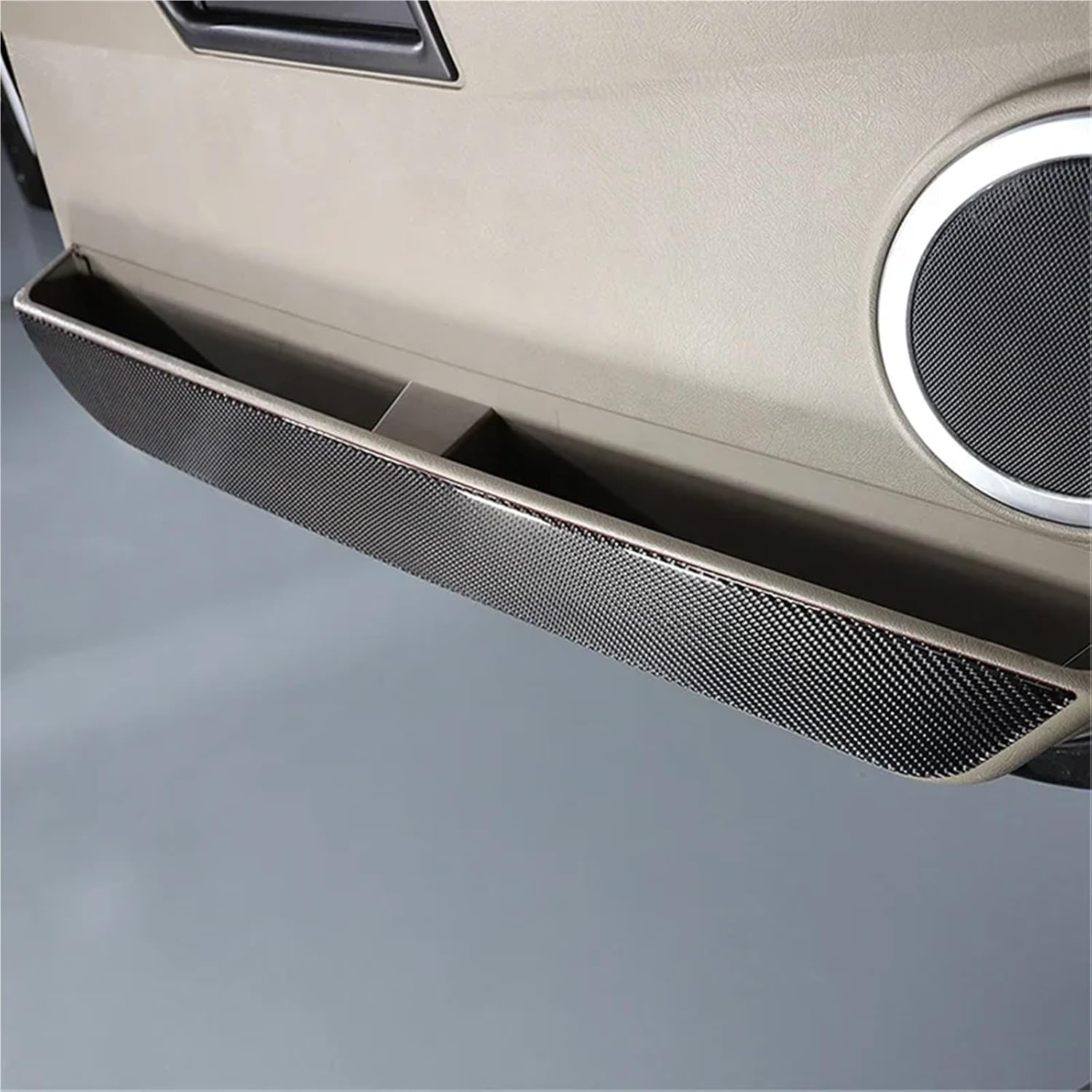 Compatible with Hummer H2 2003-2007 Car Door Anti-Kick Panel Sticker Soft Carbon Fiber Car Accessories(Black)