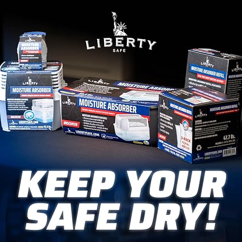Miniatura 4 de Liberty Safe Humydry Absorber de humedad  Protege objetos de valor de daños por humedad  Seguro para armas  Prevención de óxido (2.6 onzas)