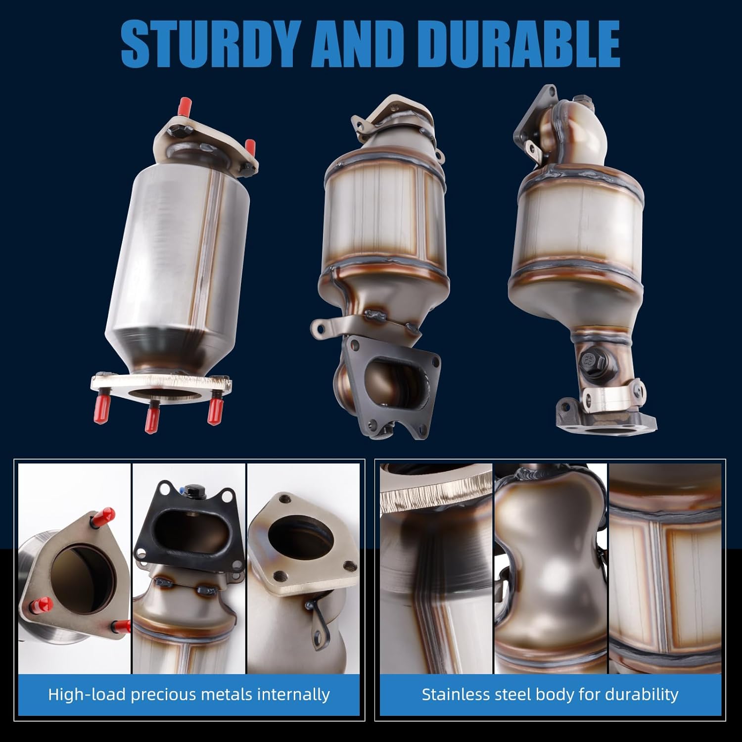 Catalytic Converter Compatible with 2005-2007 Odyssey 3.5L, 16450, 16451, 16351, Manifold Catalytic Converter