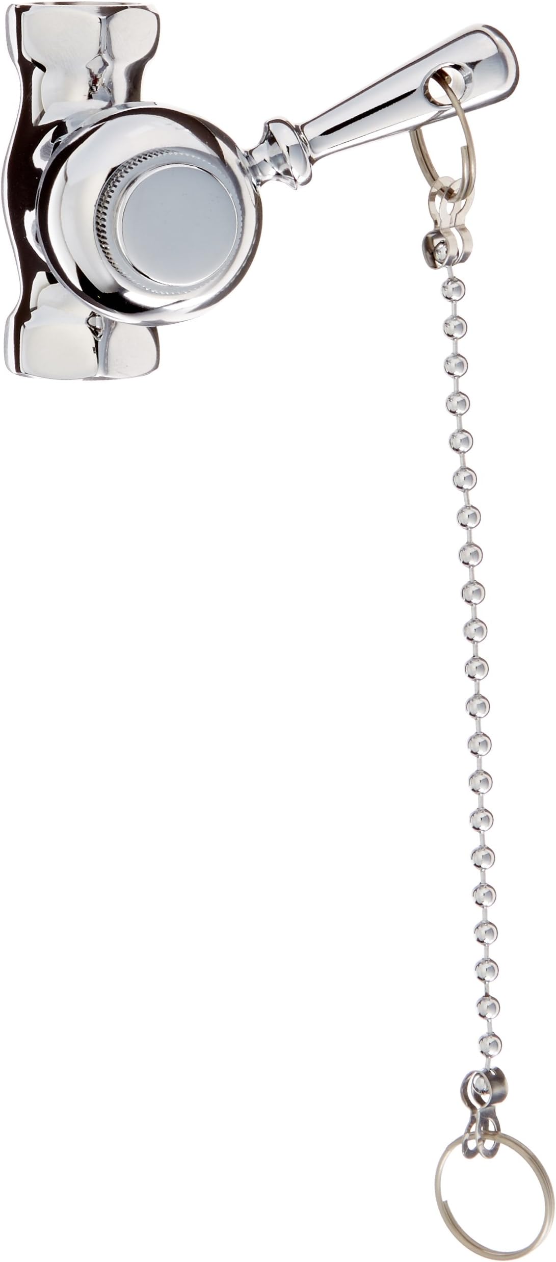 Self-Closing Heavy Duty Shower Valve with Pull Chain, Chrome