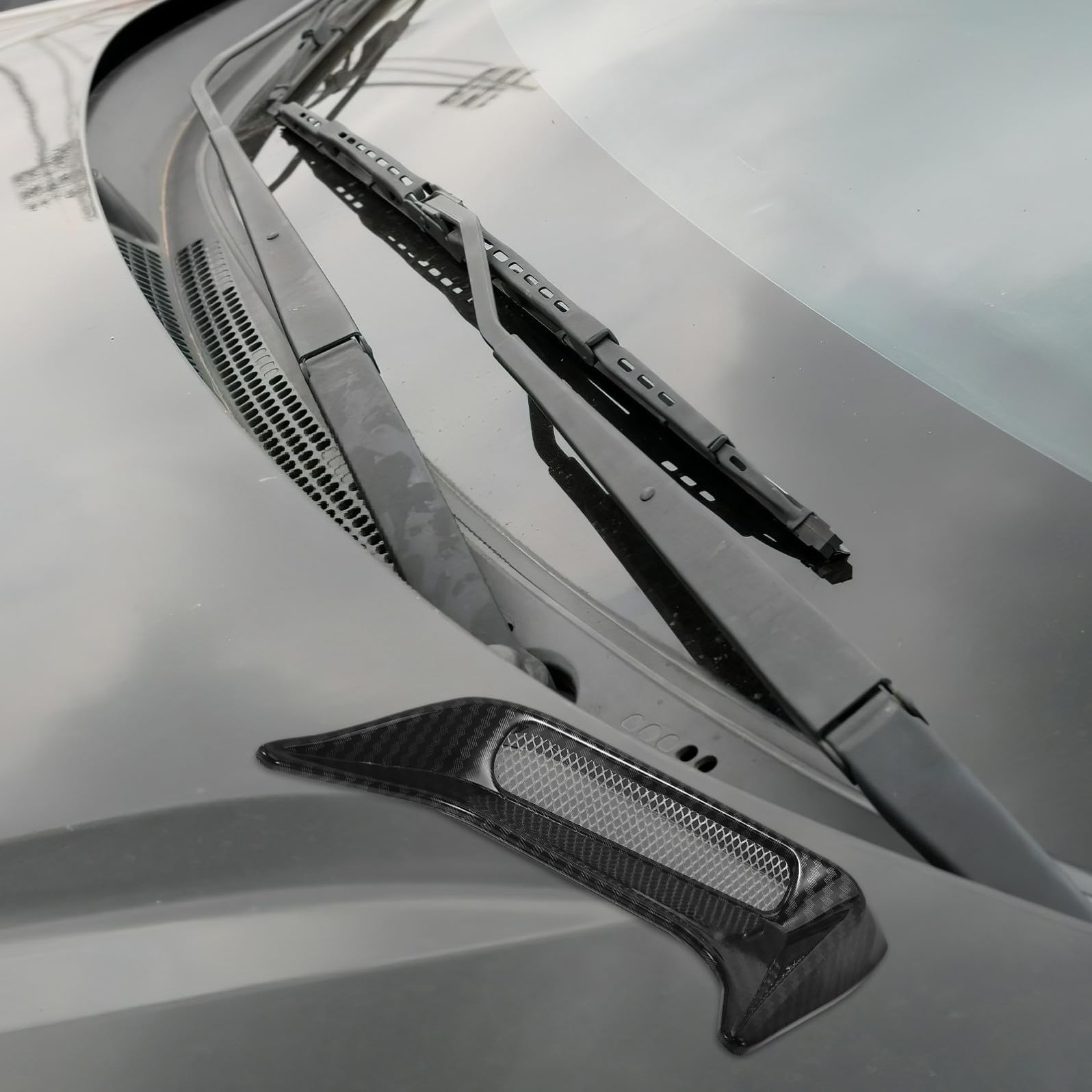 Presa d Aria Laterale per Auto Nero in Abs Decorazione Cofano Ventilazione Auto Modifica Esterni Design Realistico e Stile Unico