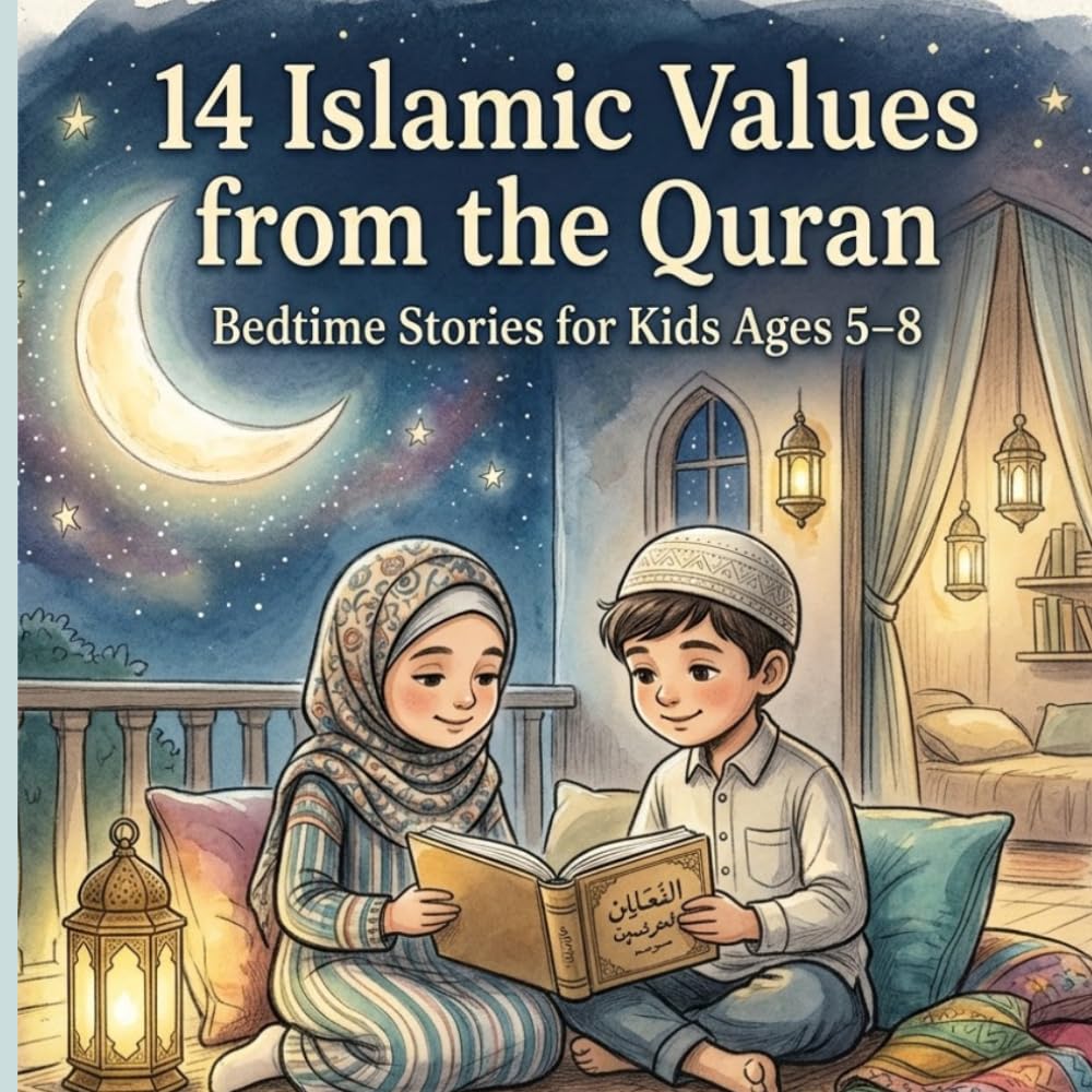 14 Islamic Values from the Quran: Bedtime Stories for Kids Ages 5–8