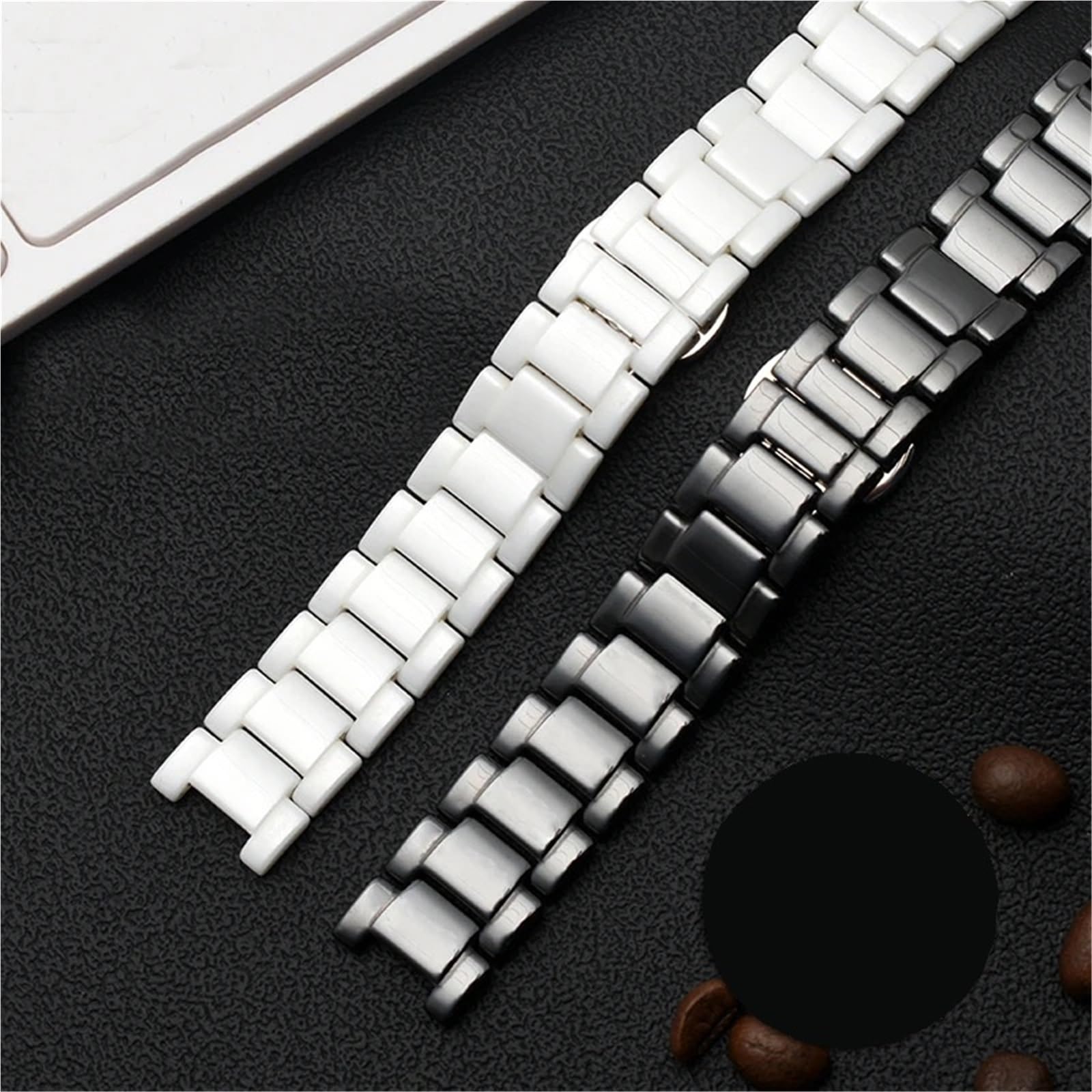 Ceramiczny pasek do zegarków 20 * 11mm 18 * 10mm 16 * 8mm Akcesoria do smartwatchów dla mężczyzn i kobiet