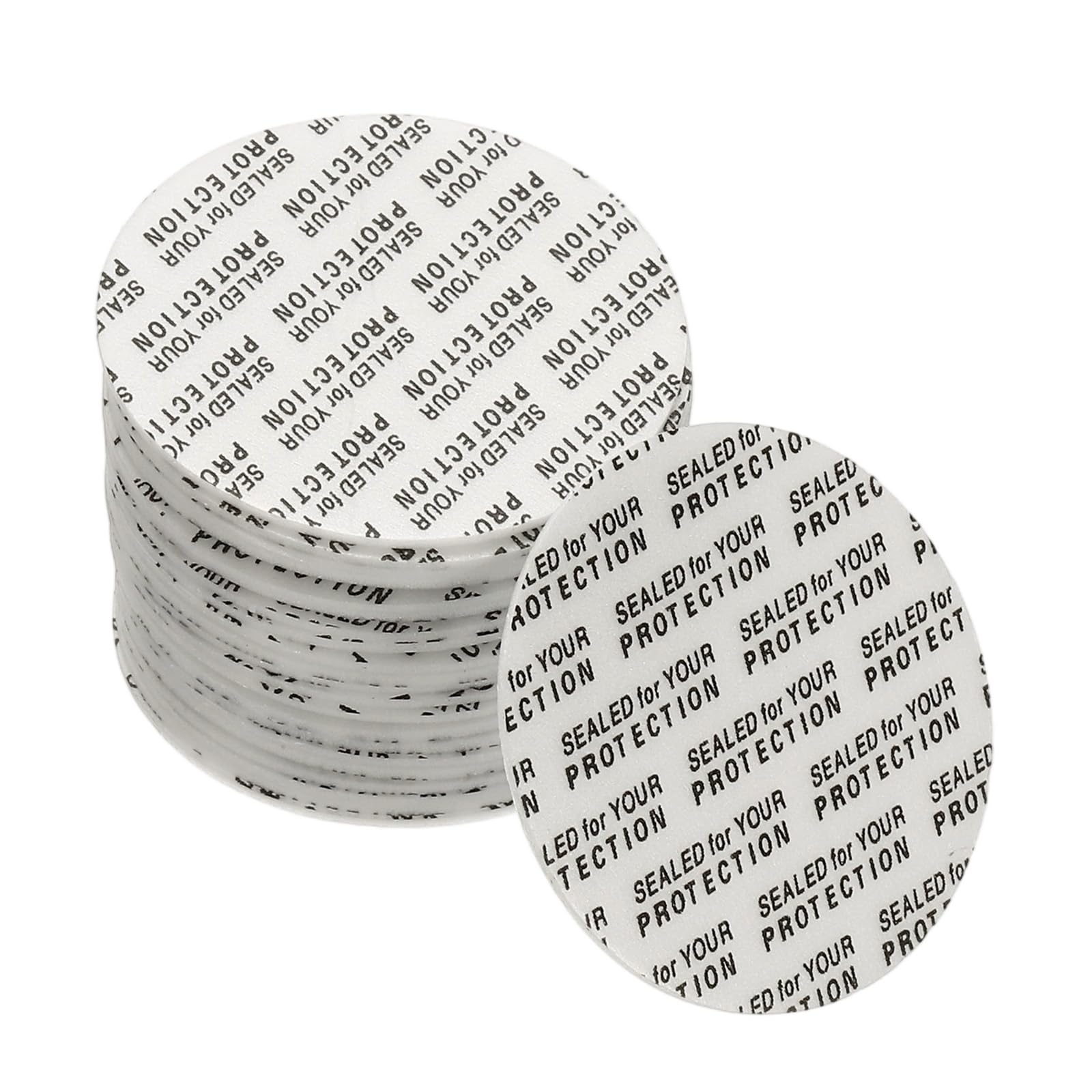 PATIKIL 110Pack Foam Lid Liner, 42mm/1.65" PS Foam Resistant Tamper Pressure Sensitive Seal for Bottle Cap Liners Seals