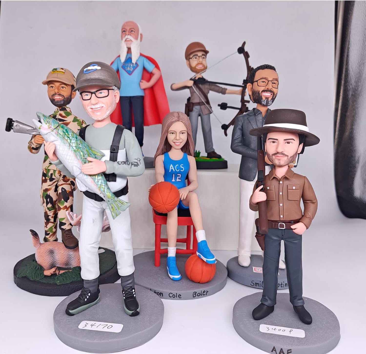 Custom Cricket Player Bobblehead Personalized 6-8 Inch Sports Figurine Unique Gift for Cricket Fans Perfect for Office Decor Handcrafted Collectible for Sports Enthusiasts