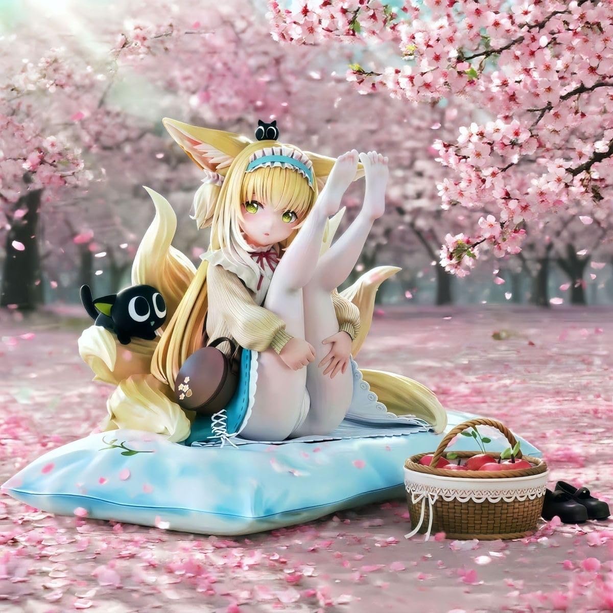 Amazon.co.jp: YOIQI春の賛美鈴蘭周辺GKアニメ美少女フィギュア彫像1/6