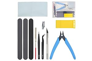 10-Piece Essential Model Kit Tool Set for Precision Building