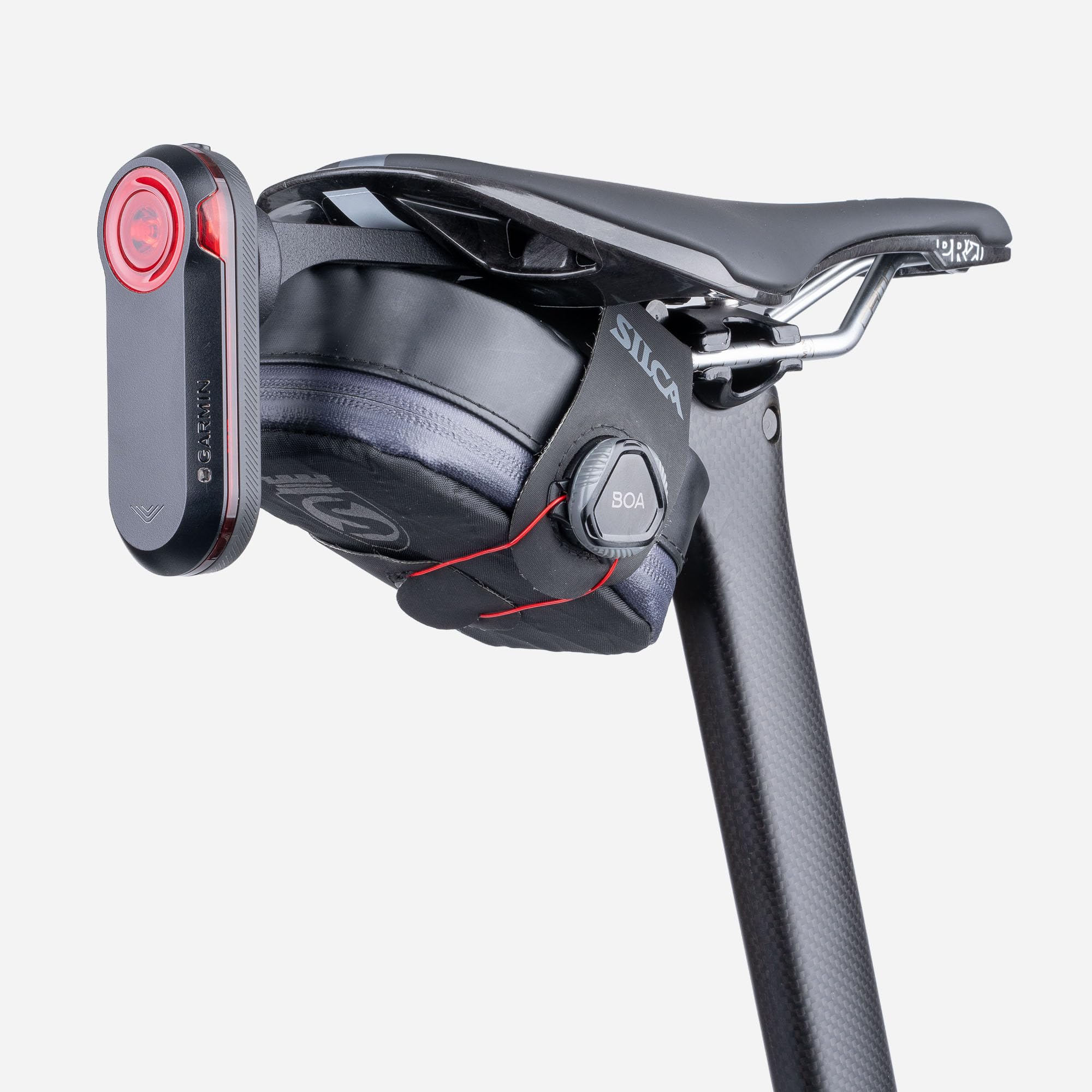 Supporto sella - compatibile con sella Shimano PRO Stealth - compatibile con Garmin Varia 515, RearVue 820 & AirTag