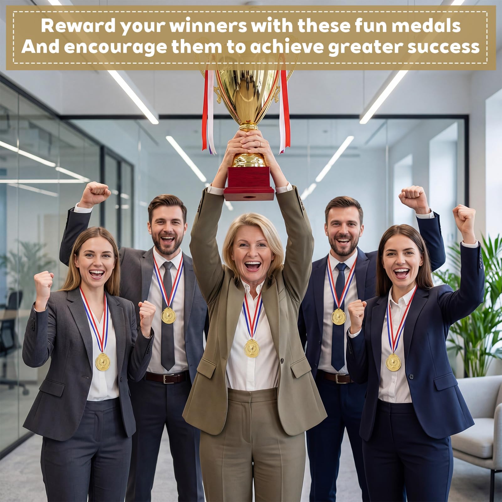 12 Pezzi Medaglie, Medaglie d'oro, Medaglie per Bambini, Medaglie per Vincitori, Medaglie d'oro, in Metallo con Nastri, per Bambini e Adulti, Calcio, Souvenir Sportivi